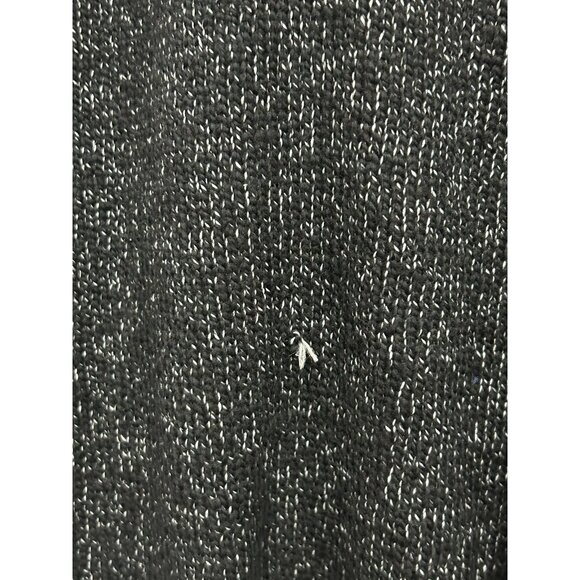 Chaps NWT Mens Half-Zip Sweater Black & White Cotton Blend Size L - Picture 4 of 11
